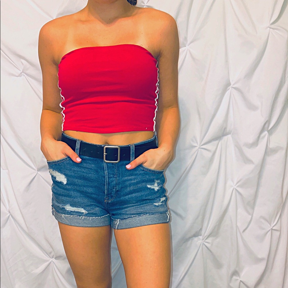• Red Tube Top •